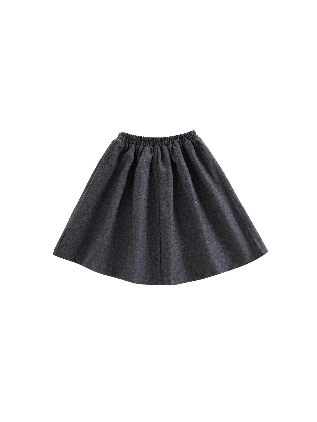 Brushed Mix Skirt - Charcoal Mix