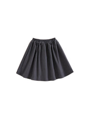 Brushed Mix Skirt - Charcoal Mix