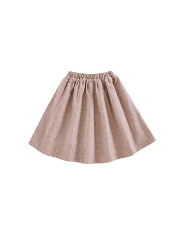 Brushed Mix Skirt - Mauve Mix