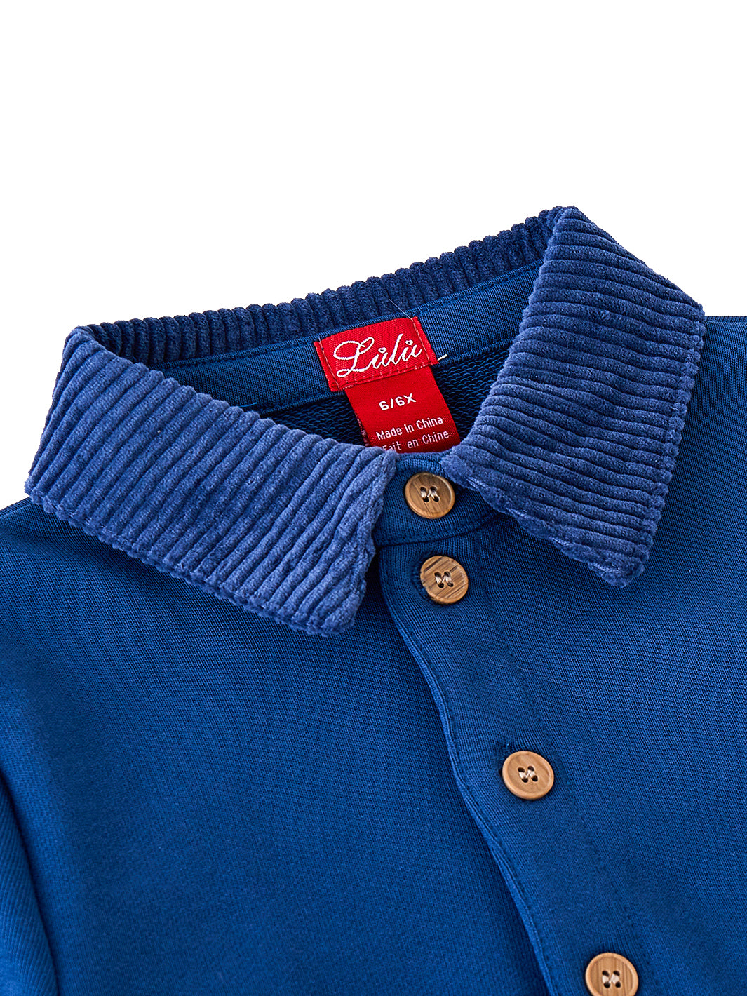 Corduroy Collar Polo