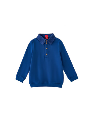 Corduroy Collar Polo