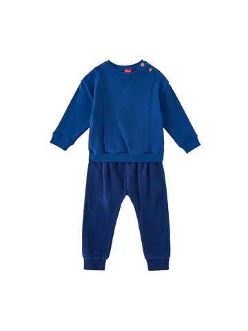 Corduroy Set - Navy Blue