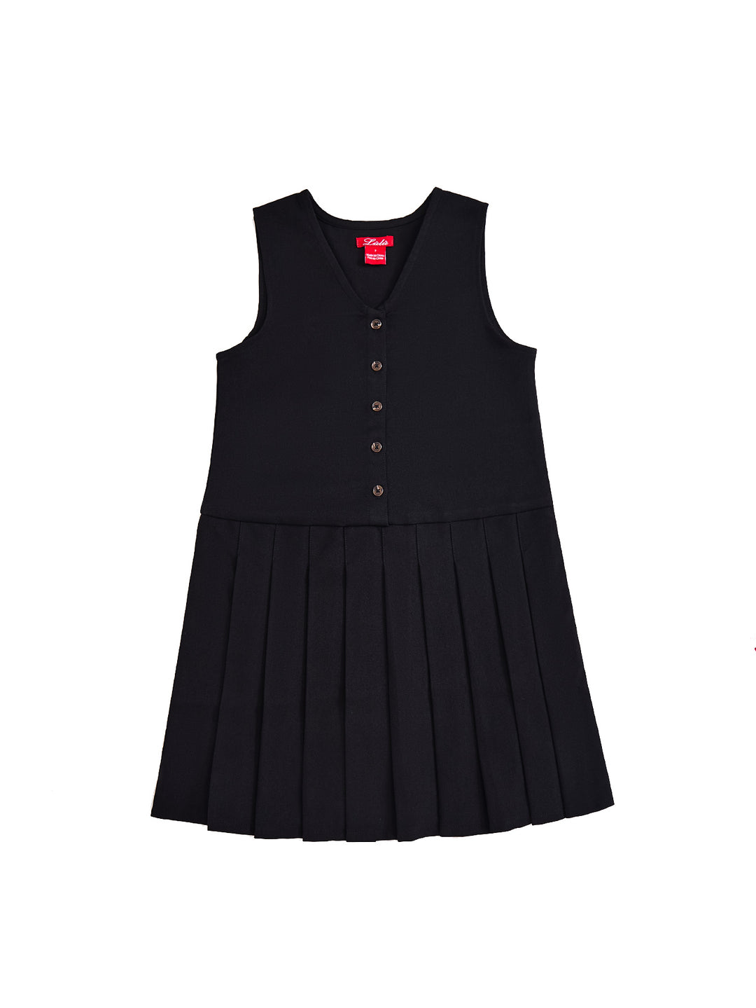 Basic Pleated Jumper - Black