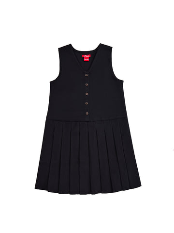 Basic Pleated Jumper - Black