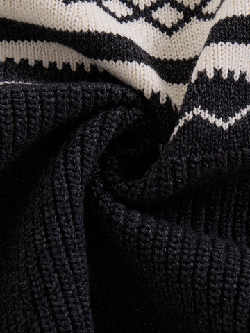 Chunky Knit Sweater - Charcoal Mélange