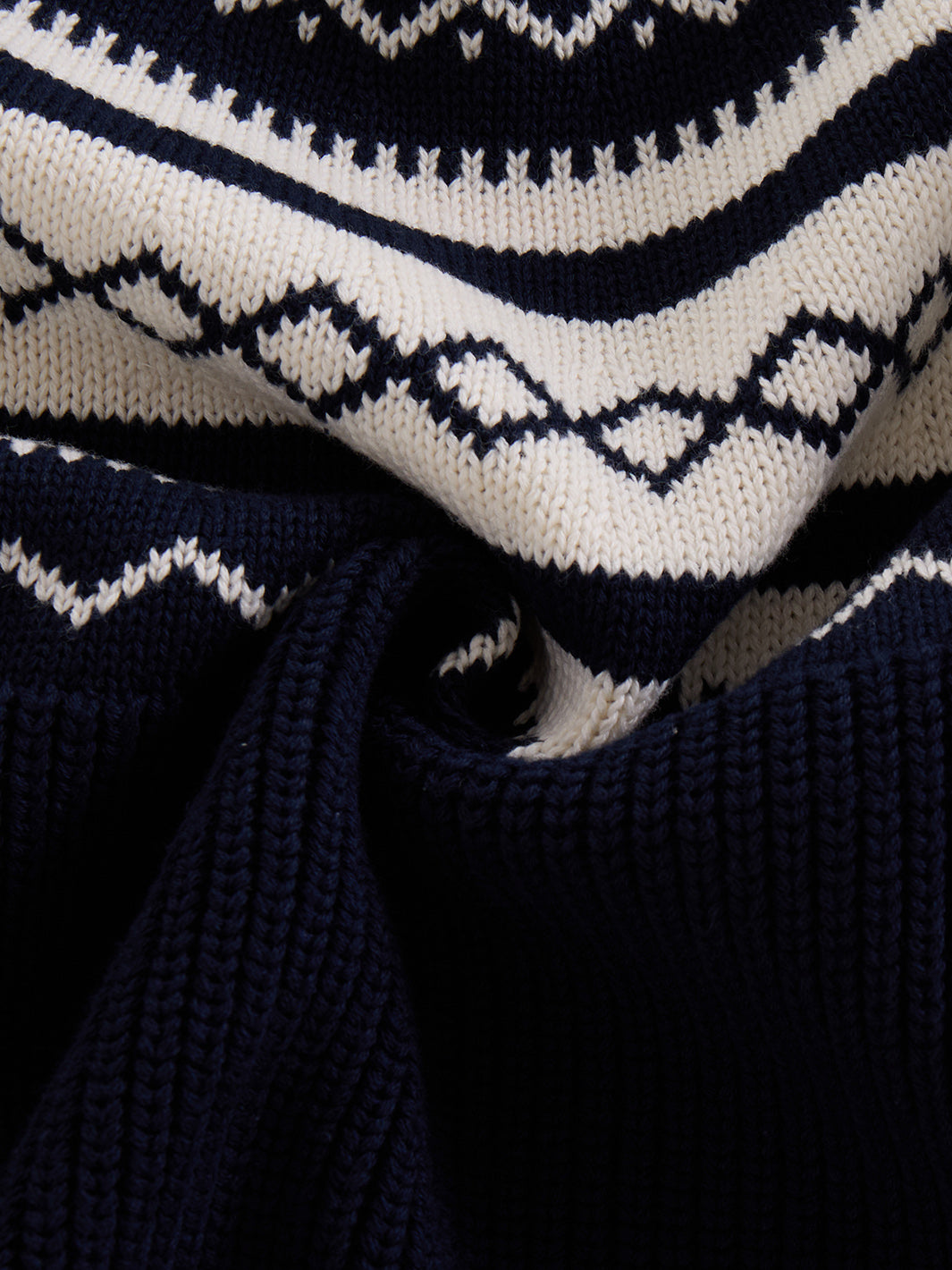 Chunky Knit Sweater - Dk. Navy