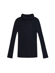 Basic Turtleneck Sweater - Black