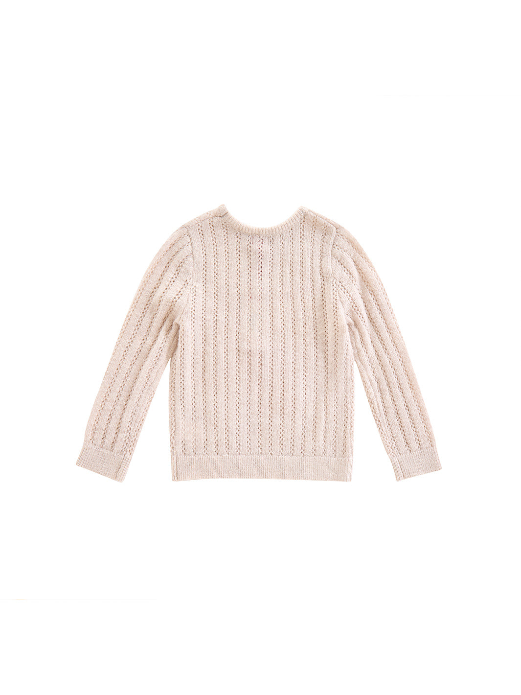 Striped Eyelet Sweater