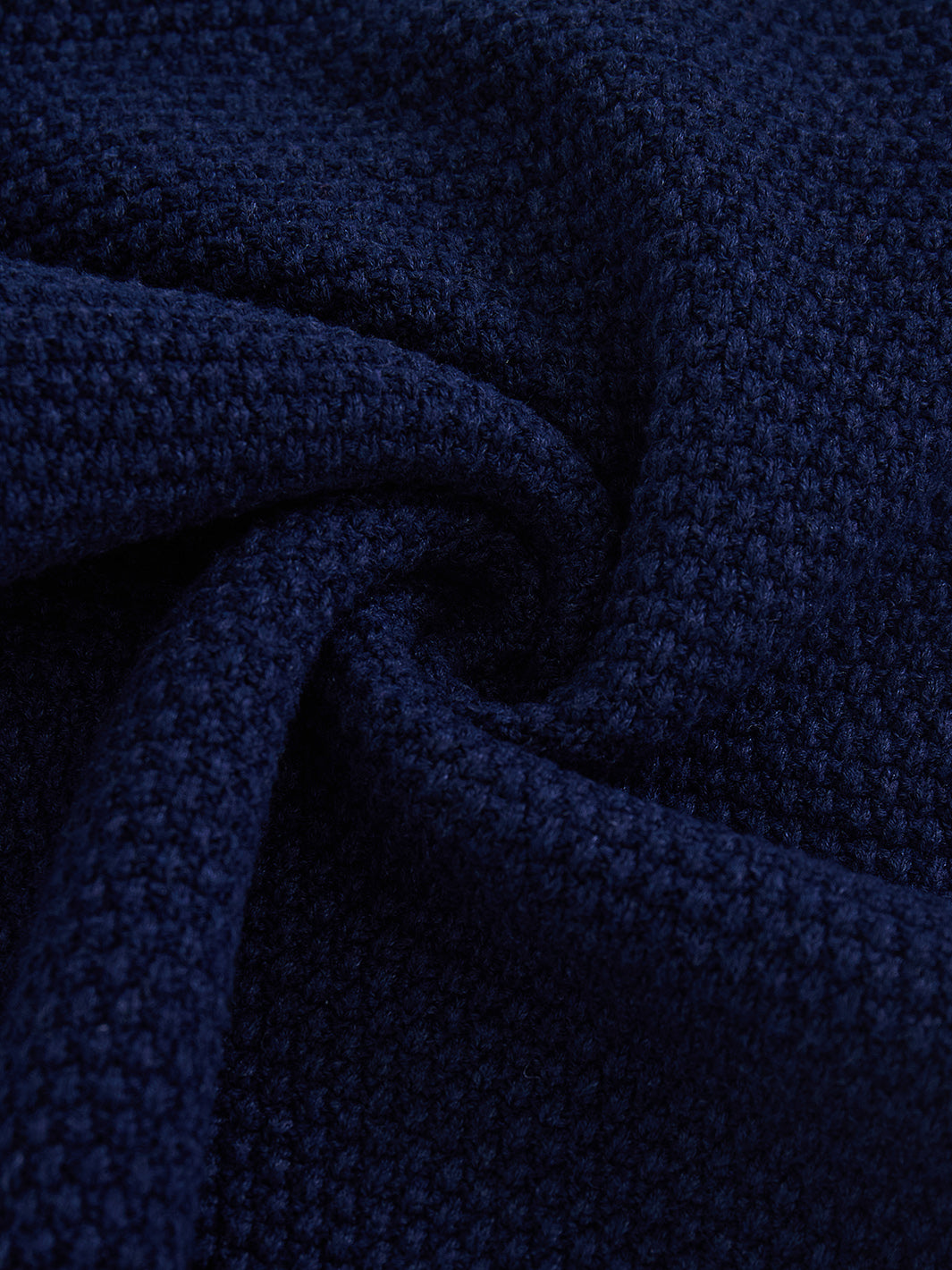 Raised Bubble Knit Sweater - Navy Mix