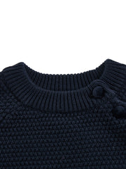 Buttons Sweater - Black