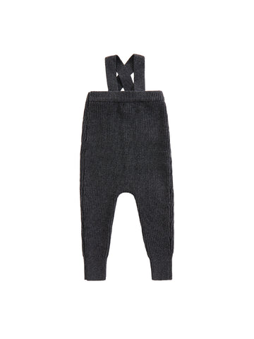 Baby Straps Overall - Charcoal Mélange