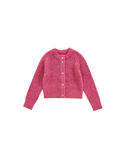 Classic Cardigan Sweater - Berry