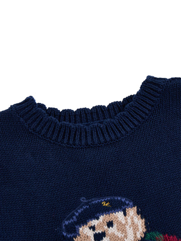 Bear Sweater - Dk. Navy