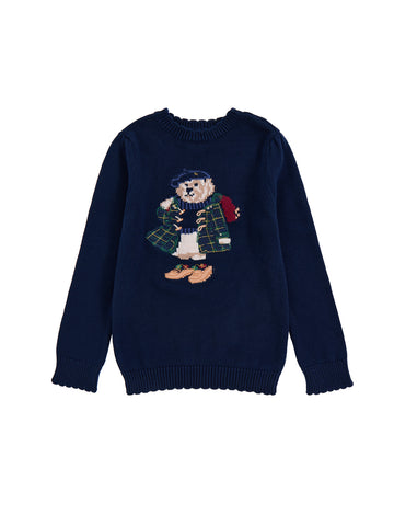 Bear Sweater - Dk. Navy