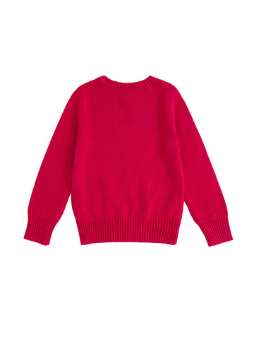 Emblem Sweater - Rose Pink/Black