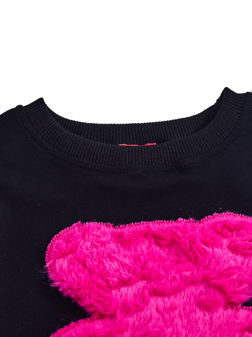 Fur Bear Pajamas - Black/Hot Pink