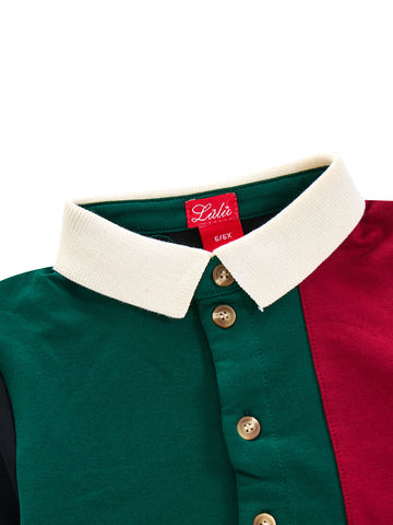 Color Block Polo