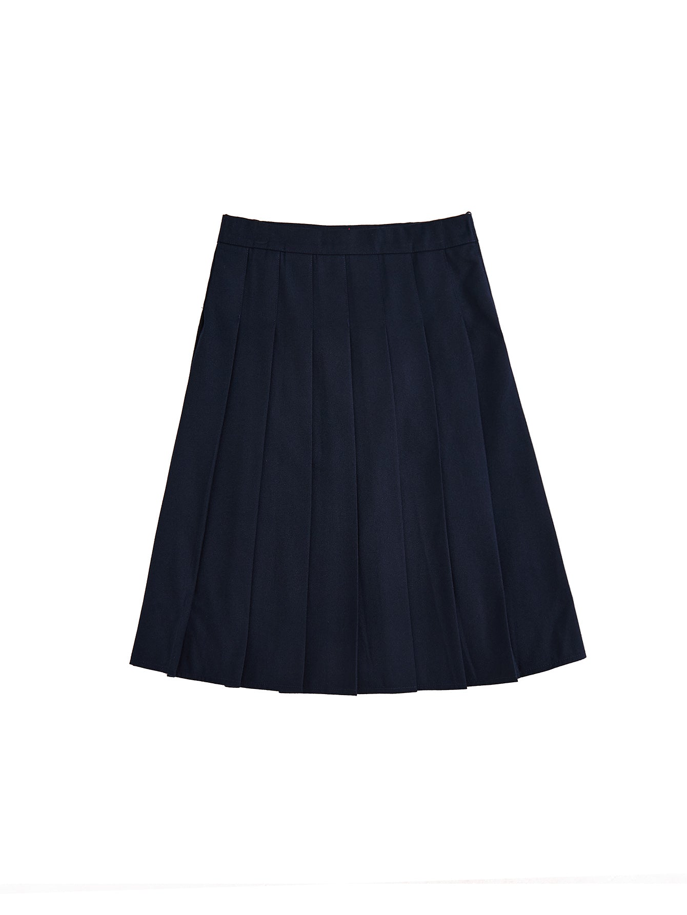 Brushed Pleated Skirt Navy Lulu Kids Clothing