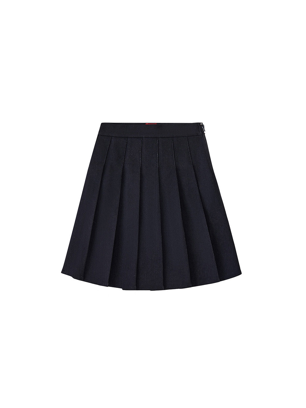 Denim Pleated Skirt