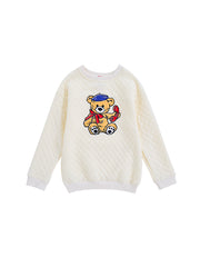 Bear Printed Sweat Top