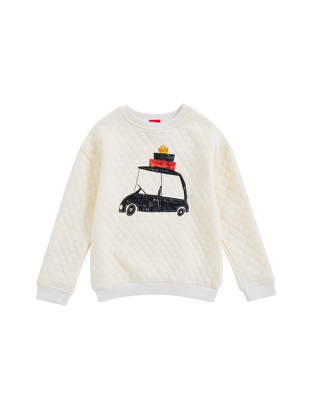 Car Printed Sweat Top