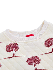 All Over Tree Printed Sweat Top