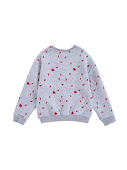 All Over Bird Printed Sweat Top