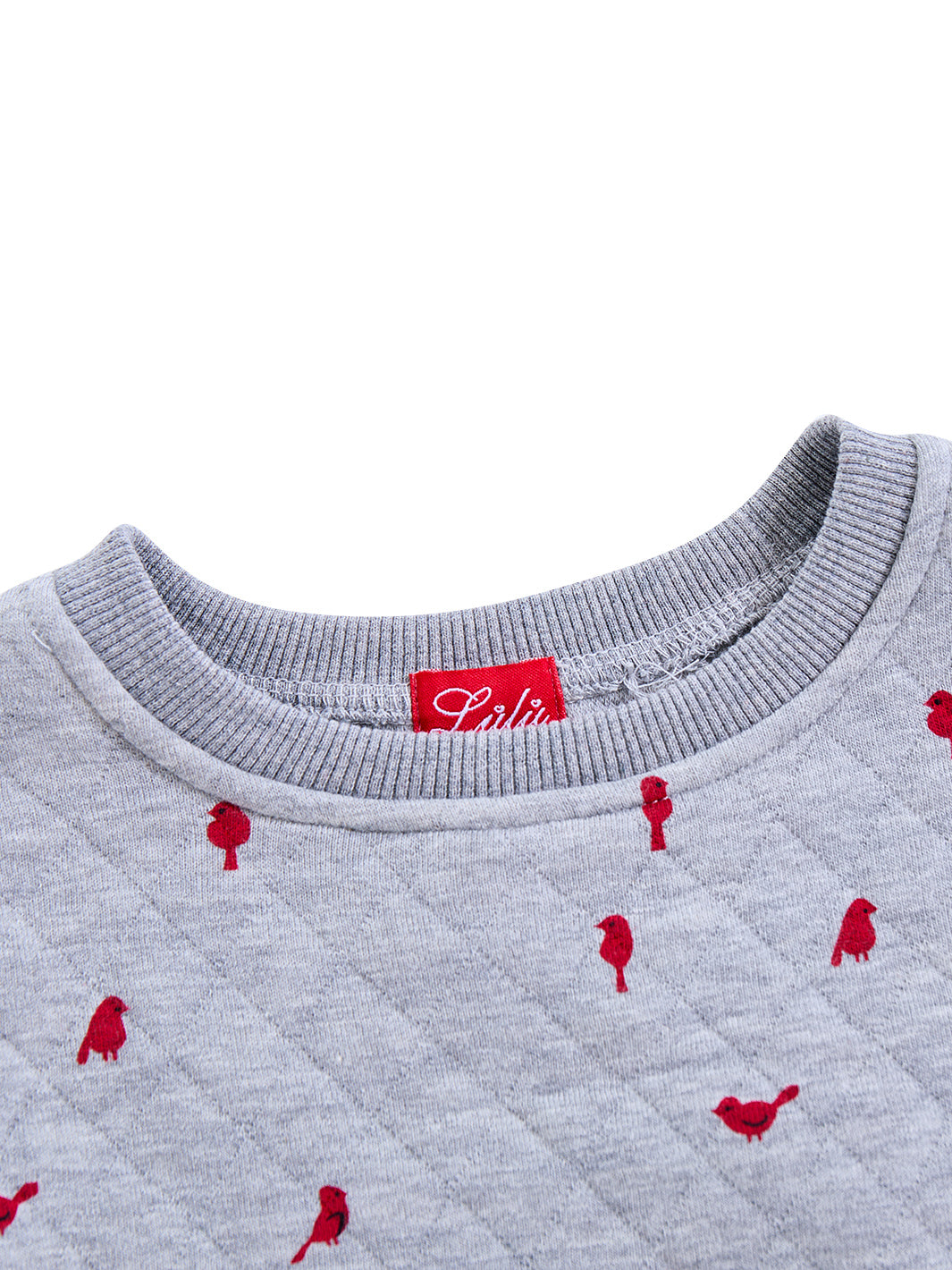 All Over Bird Printed Sweat Top