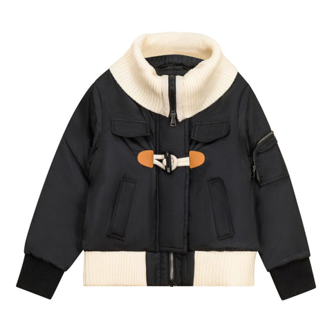 Quilted Rib Combo Jacket