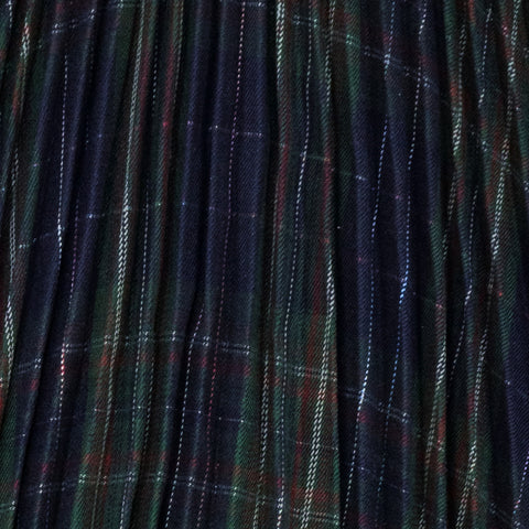 plaid Accordion Pleats