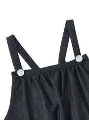 Denim Overall - Black