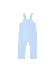 Denim Topstitched Overall - Pale Blue