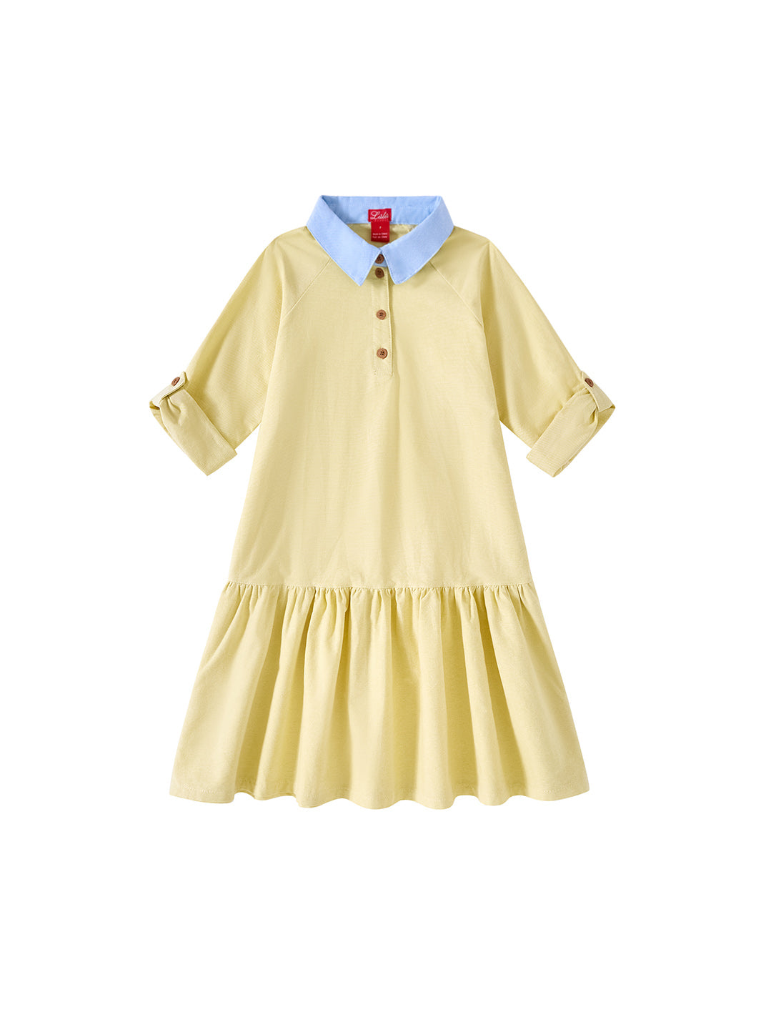 Combo Collar Dress