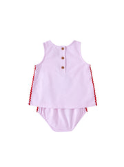 Baby Rickrack Set - Lt. Pink