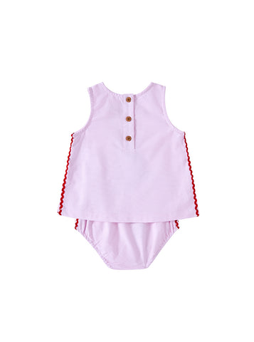 Baby Rickrack Set - Lt. Pink