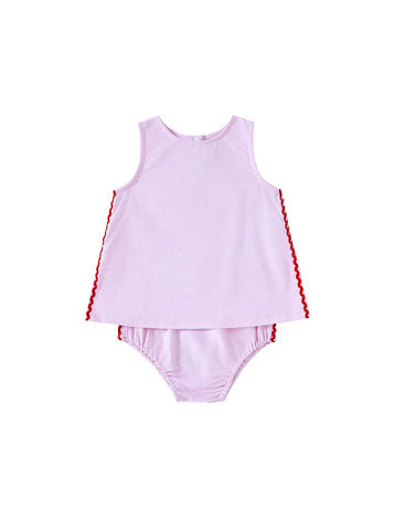 Baby Rickrack Set - Lt. Pink