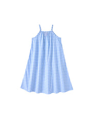 Gingham Patch Jumper - Blue