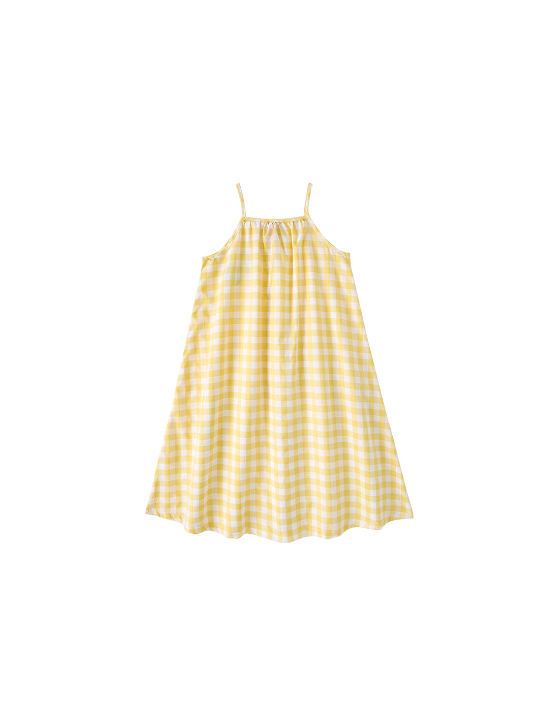 Gingham Patch Jumper - Yellow