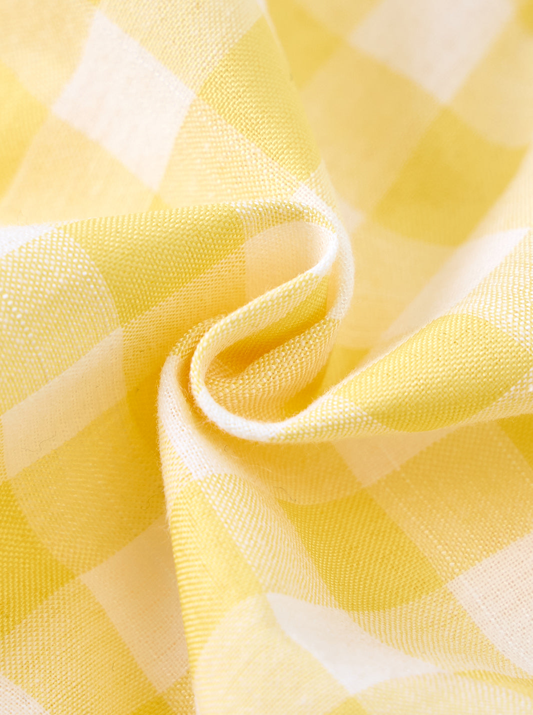 Gingham Patch Romper - Yellow