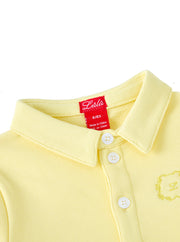 Emblem Polo - Pale Yellow