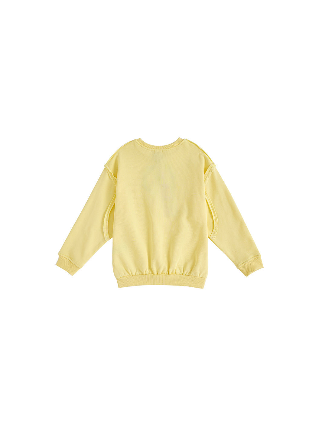 Big Emblem Top - Pale Yellow