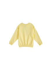 Big Emblem Top - Pale Yellow