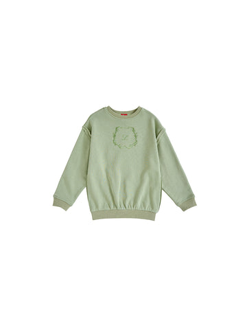 Big Emblem Top - Seafoam