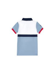 Color Block Short Sleeve Polo