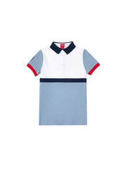 Color Block Short Sleeve Polo