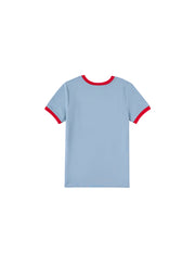 Tennis Short Sleeve T-shirt - Stone Blue