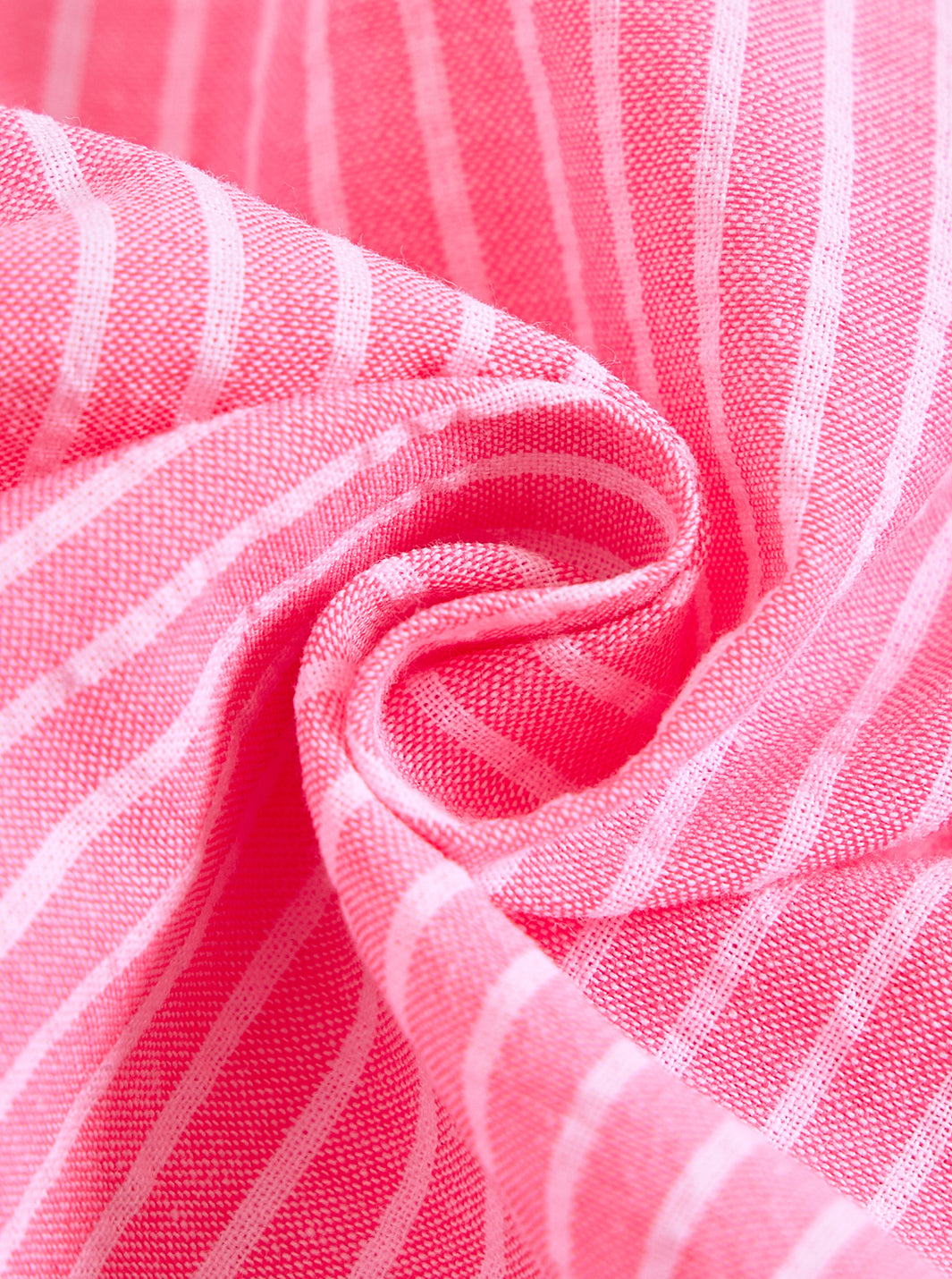 Striped Ruffle Jumper - Pink