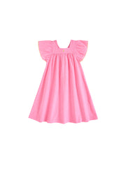 Striped Ruffle Jumper - Pink