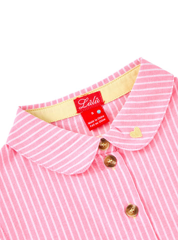 Striped Dicky Shirt - Pink