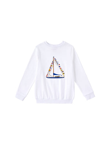 Boat Print Top